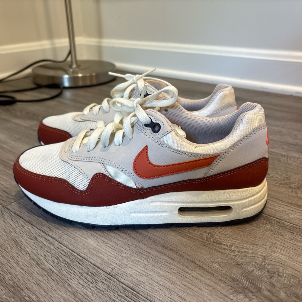 Nike Air Max 1 Sneakers used burnt orange/cream